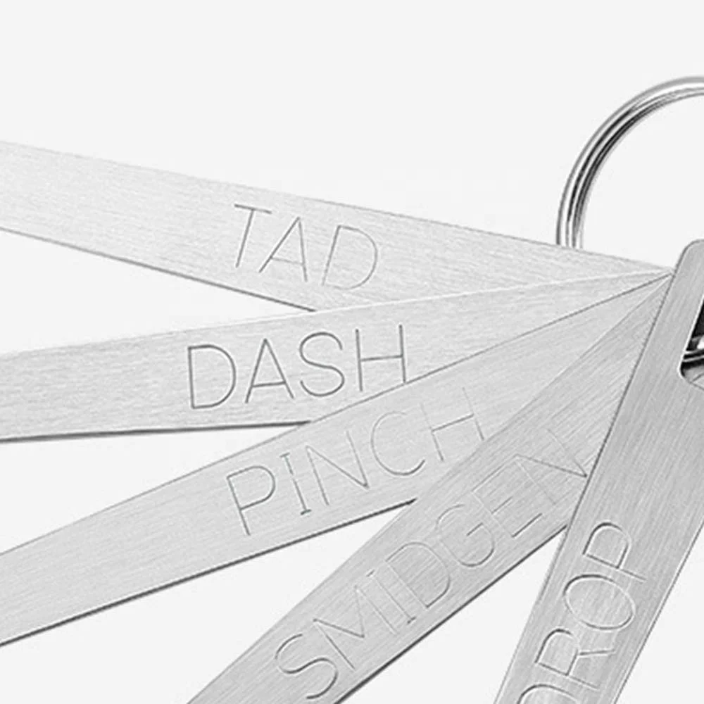 5 Pieces Mini Stainless Steel Measuring Spoons Set for Accurate Measure