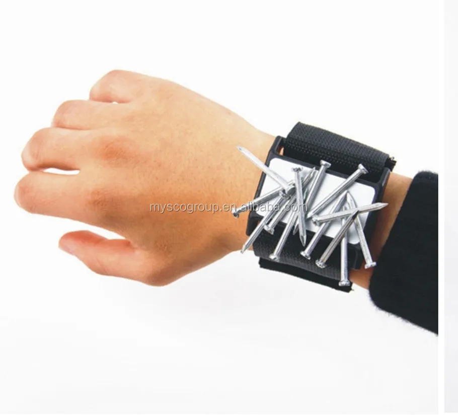 
Magnetic Wrist Holder Magnetic Wrist Holder for Tools Screws and Nails Magnetic Wristband Strap Holder Nail Gripper 