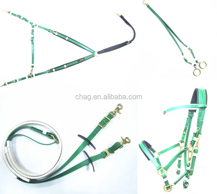 synthetic endurance horse racing equipment bridle rein breastplate and martingale