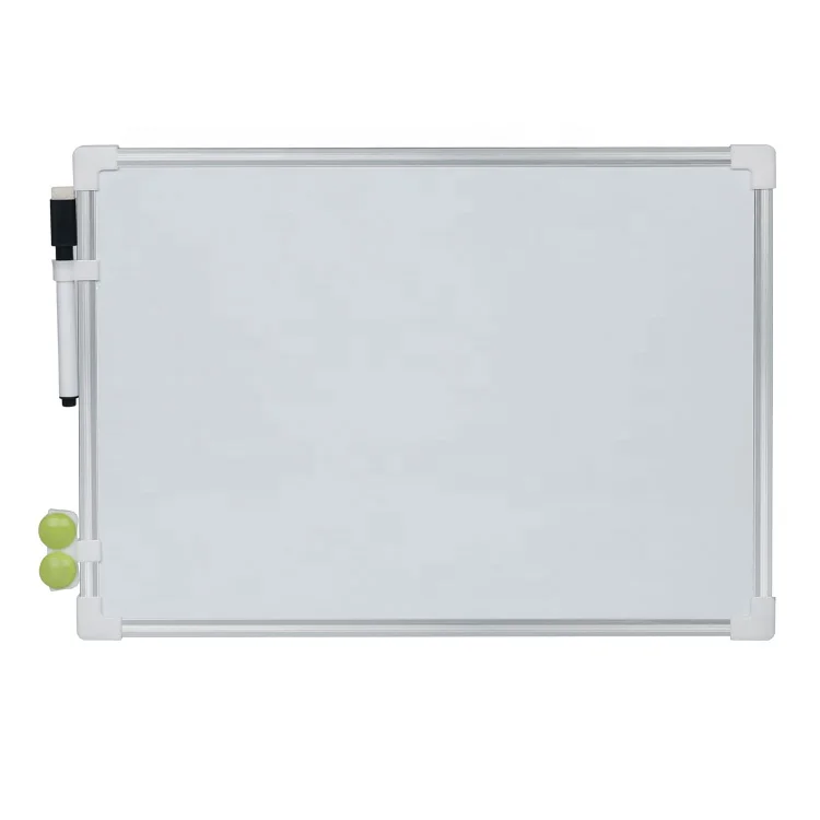 Thin Aluminum Framed Double sided  Magnetic   Small A4 Whiteboard