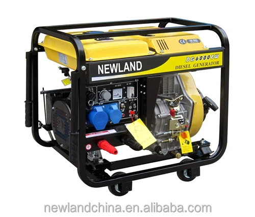 DG6000EW 1.8kVA С Воздушным Охлаждением Сварочный Дизельный Генератор