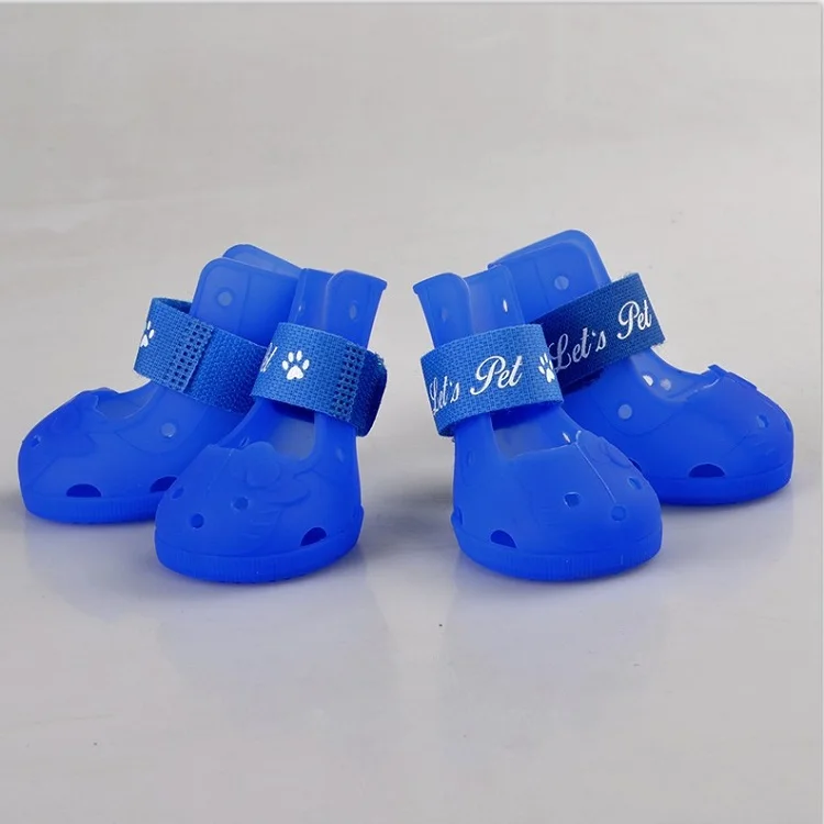 durable silicone charm dog shoes