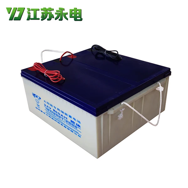 Высокая термостойкость многократного цикла глубокого заряда-разряда солнечная батарея 24v 200ah