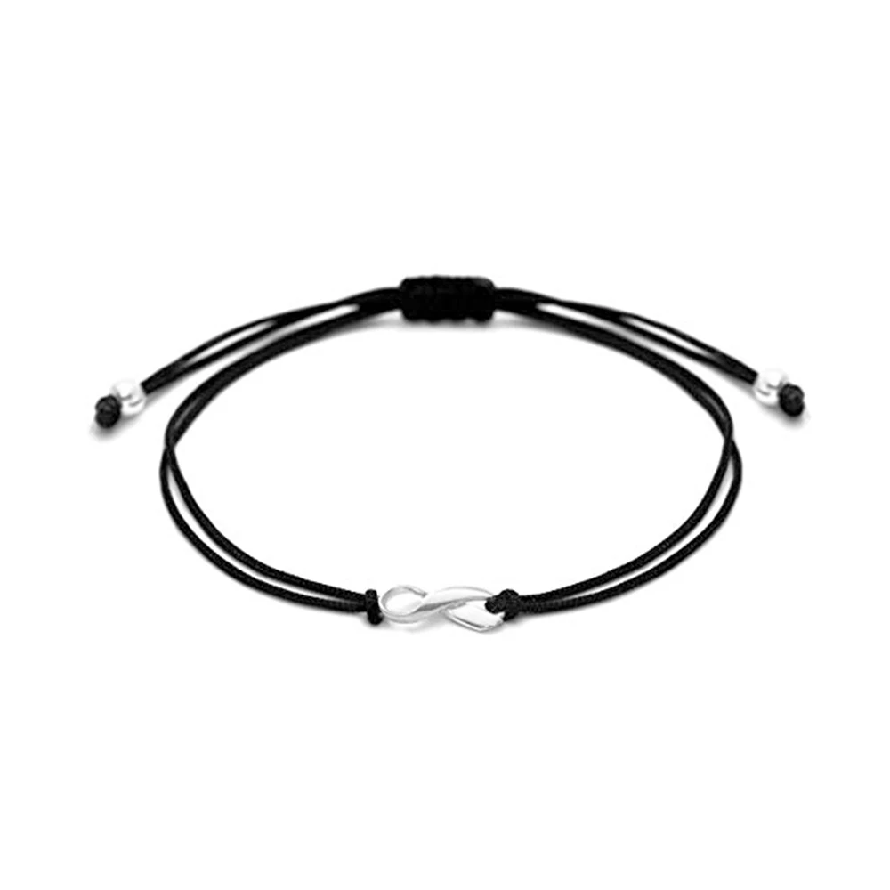 Wholesale Handmade DIY Simple Jewelry Custom Adjustable Lucky Cotton Nylon Thread Woven Cord String Rope Friendship Bracelet