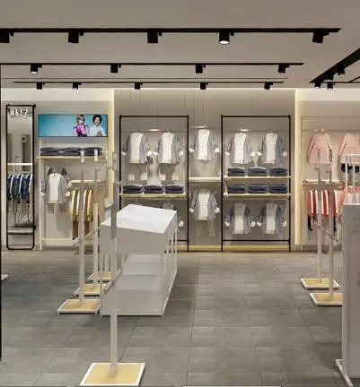 LUX Customized Wholesales Fashion Design Children Clothing Store Furniture For Kid Shop