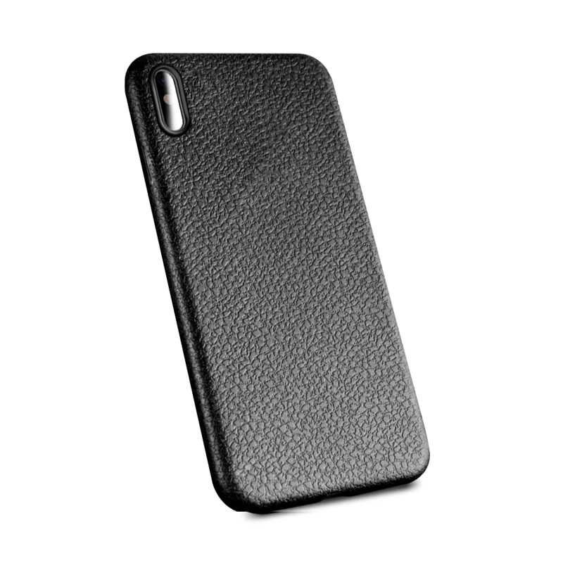 
Newest tpu case for iPhone X cell phone case leather grain wholesale shop 