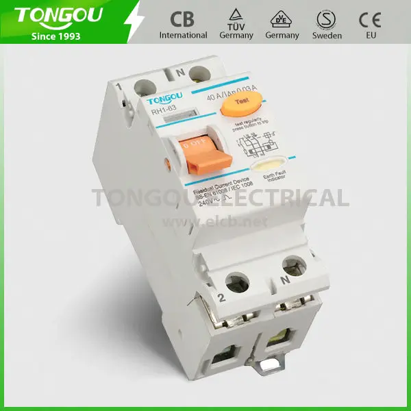 TORH1 серии 2P 16A-63A остаточный ток выключателя
