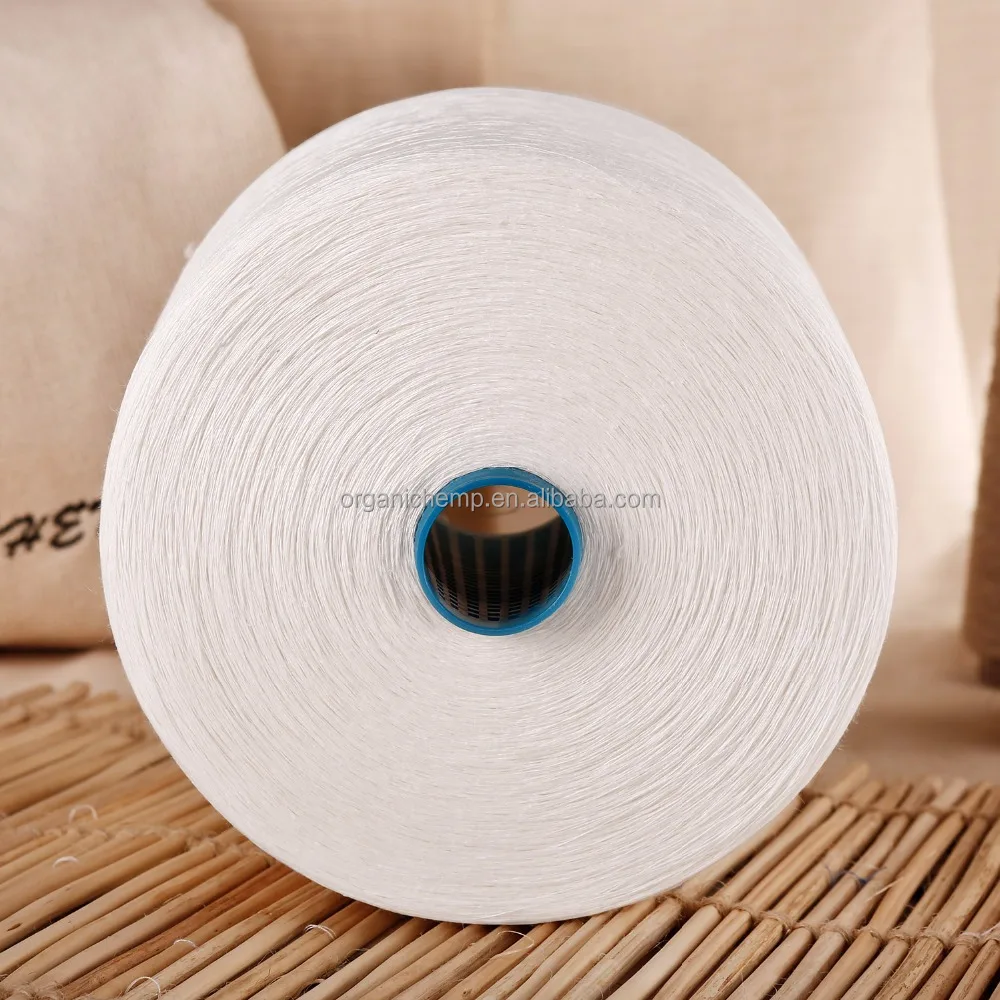 OCS Certified 55% Hemp 45% Organic Cotton Blended Yarn 21S for Weaving and Knitting