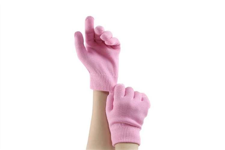 Hot Touch Screen Vitamin E Gel Moisturizing SPA Gloves for Hand Beauty Dry Hand in Stock