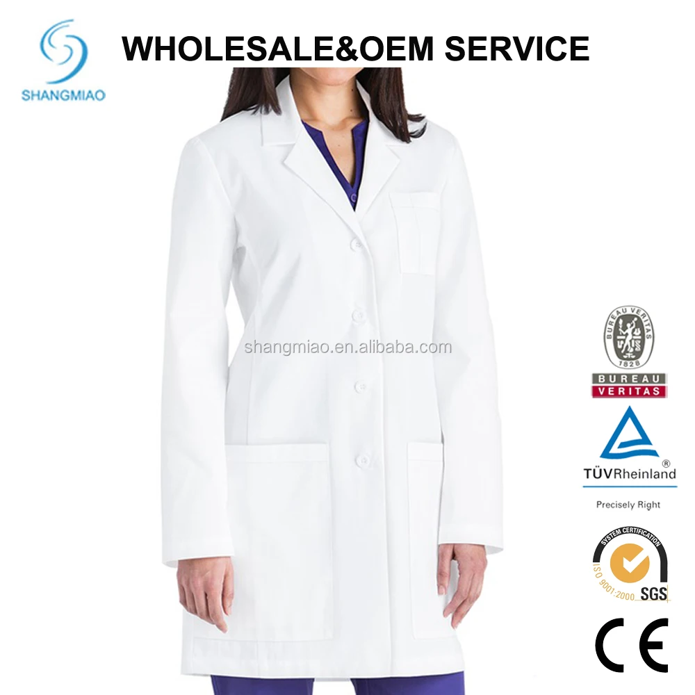 
Wholesale Hospital Work Clothing, Medical Uniforms Doctor Blouse Made In China 