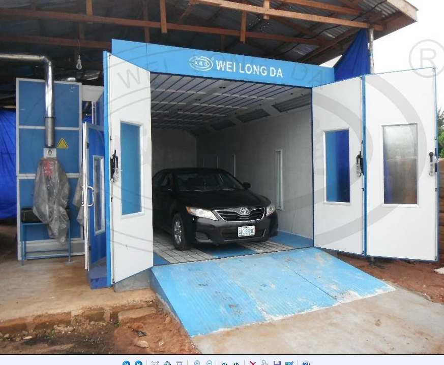 China WLD9000 Paint Booth 4S workshop Spray BoothCE Approval Spray Paint Booth