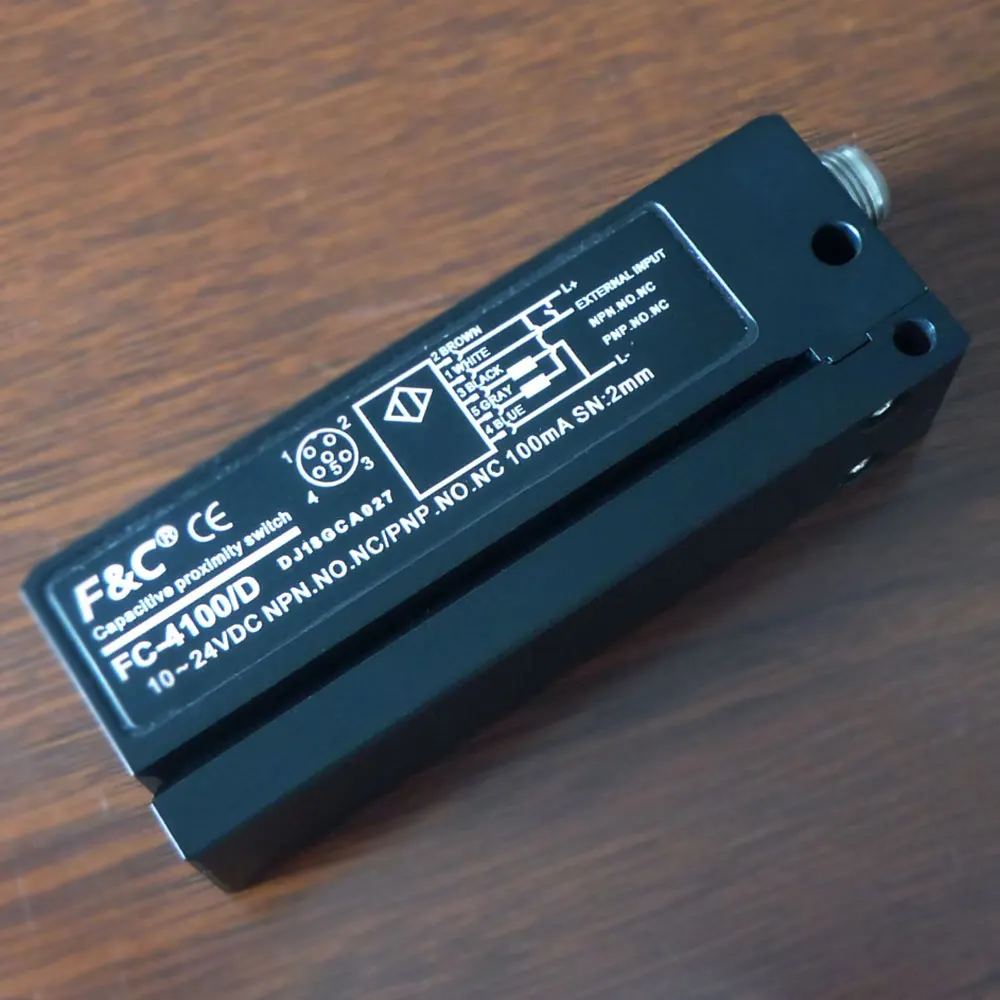 Capacitive Fork sensor, Push-Button setting, Light/Dark NPN/PNP all in one, regardless colors and shiny surface