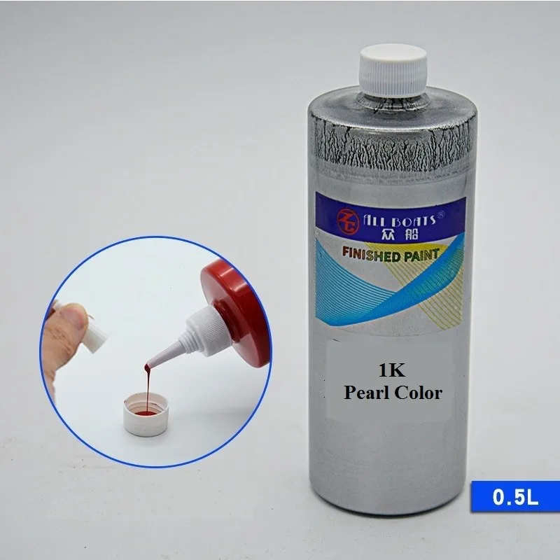 Single component lacquer automobile spray paint acrylic solid metallic color painting 1K auto top coat