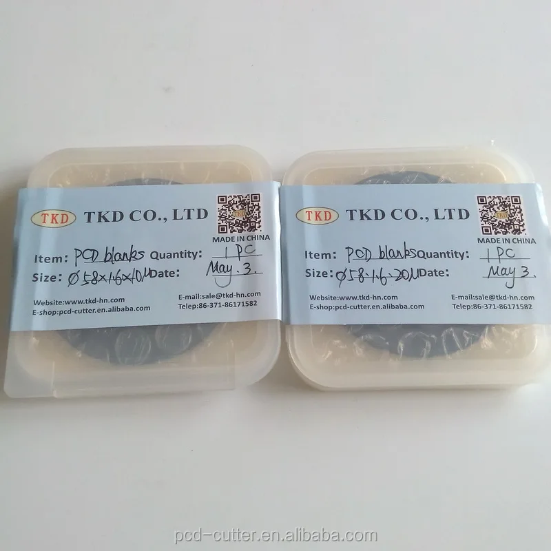 EDM Cut Polycrystalline Diamond PCD blanks For Woodworking Tools PKD