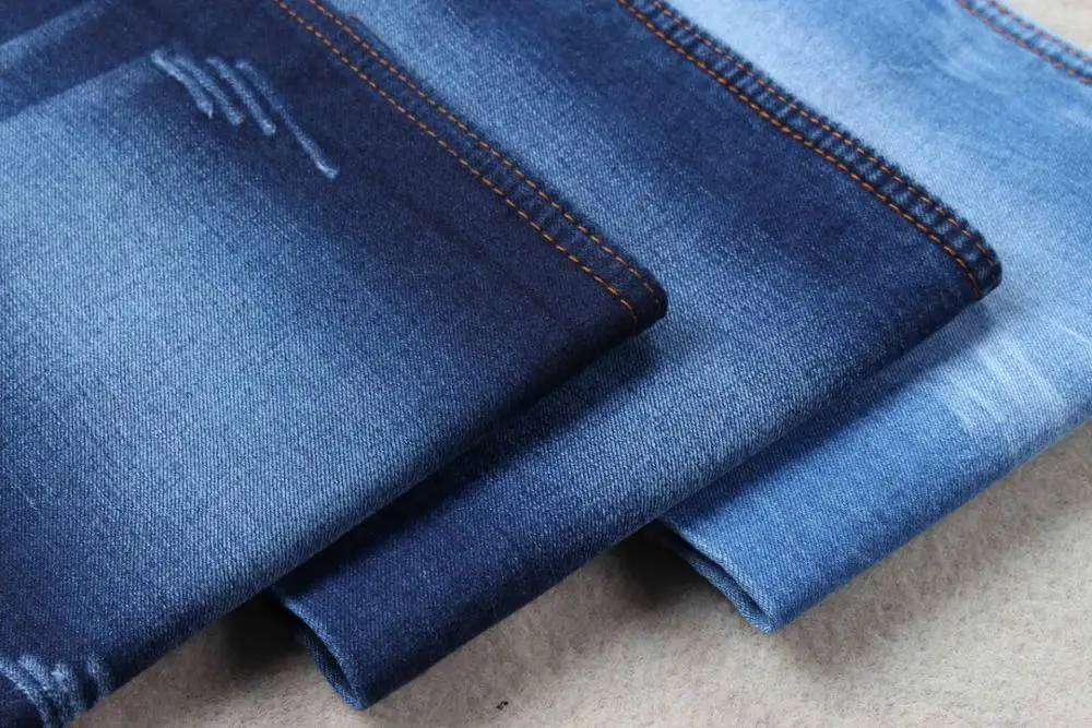Cotton polyester spandex denim fabric for men jeans