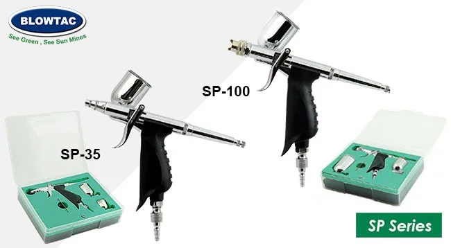  SP-100 бесшумные промышленные триггер Аэрограф Для модельной живописи