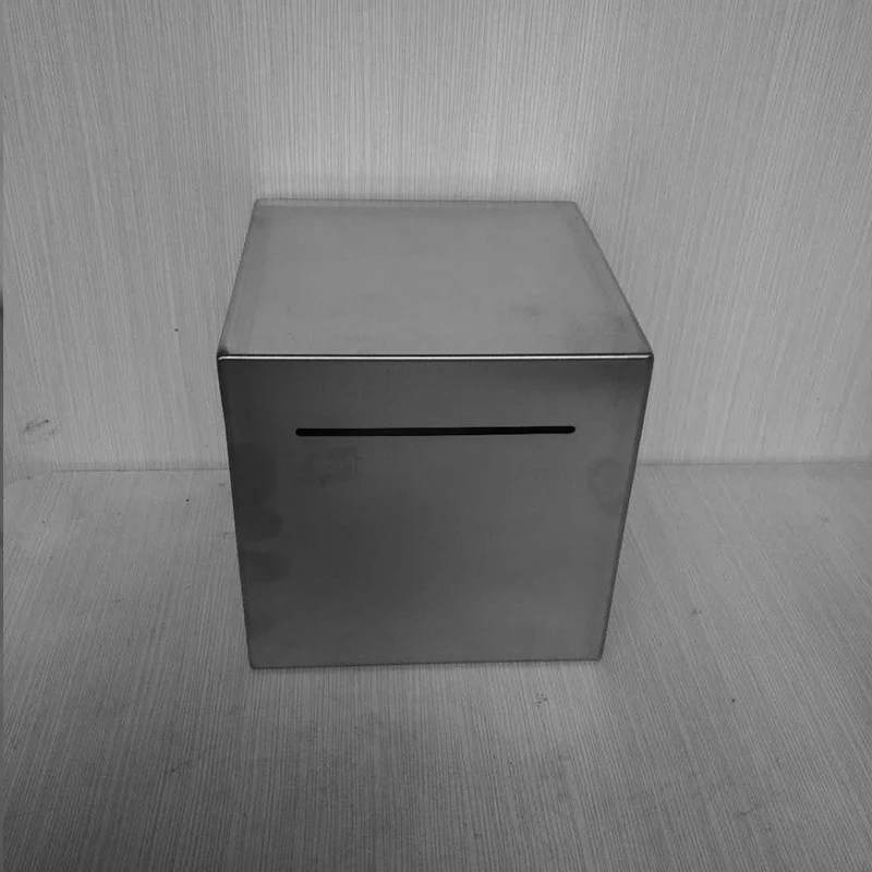 Creative gift doyuin the same paragraph of stainless steel piggy bank 200*200*200