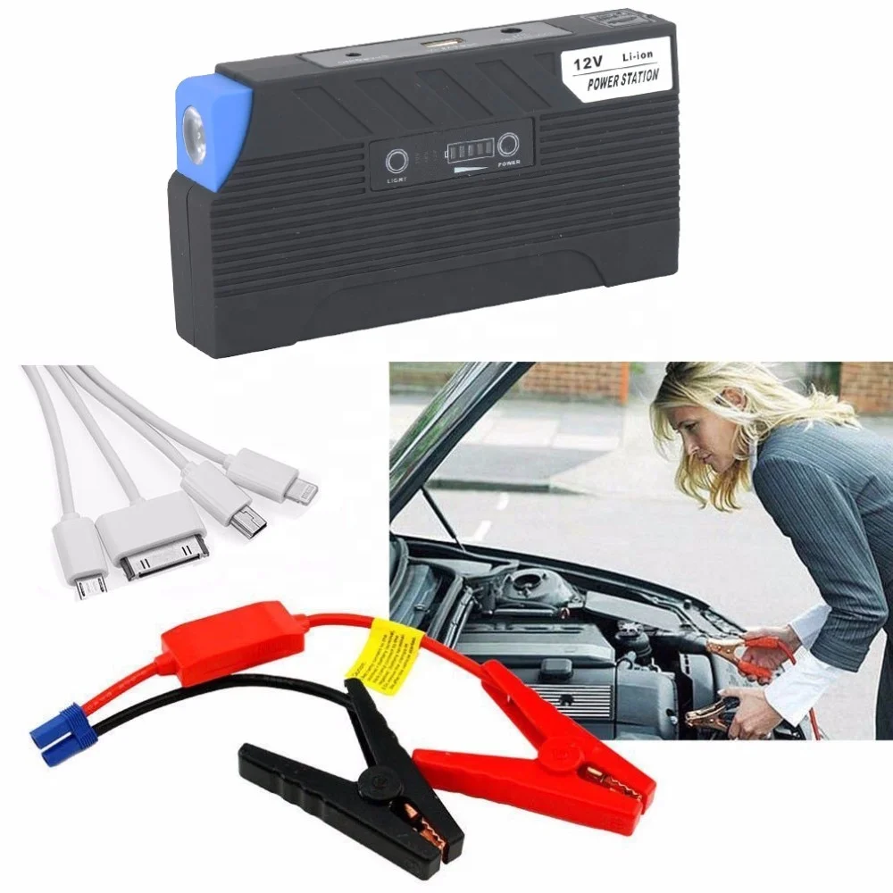 Mini car jump starter power station lithium battery power bank