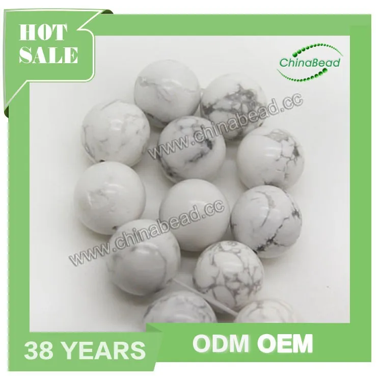 Природные драгоценного камни бусины, бирюзы howlite бусины, круглый самоцветы камень бусины