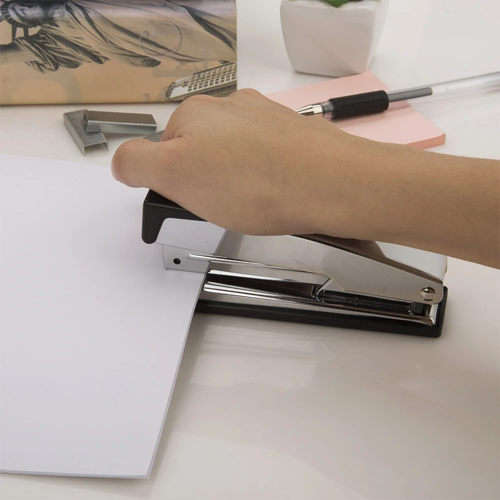 Metal wooden stapler with tape flags dispenser scissors for sale