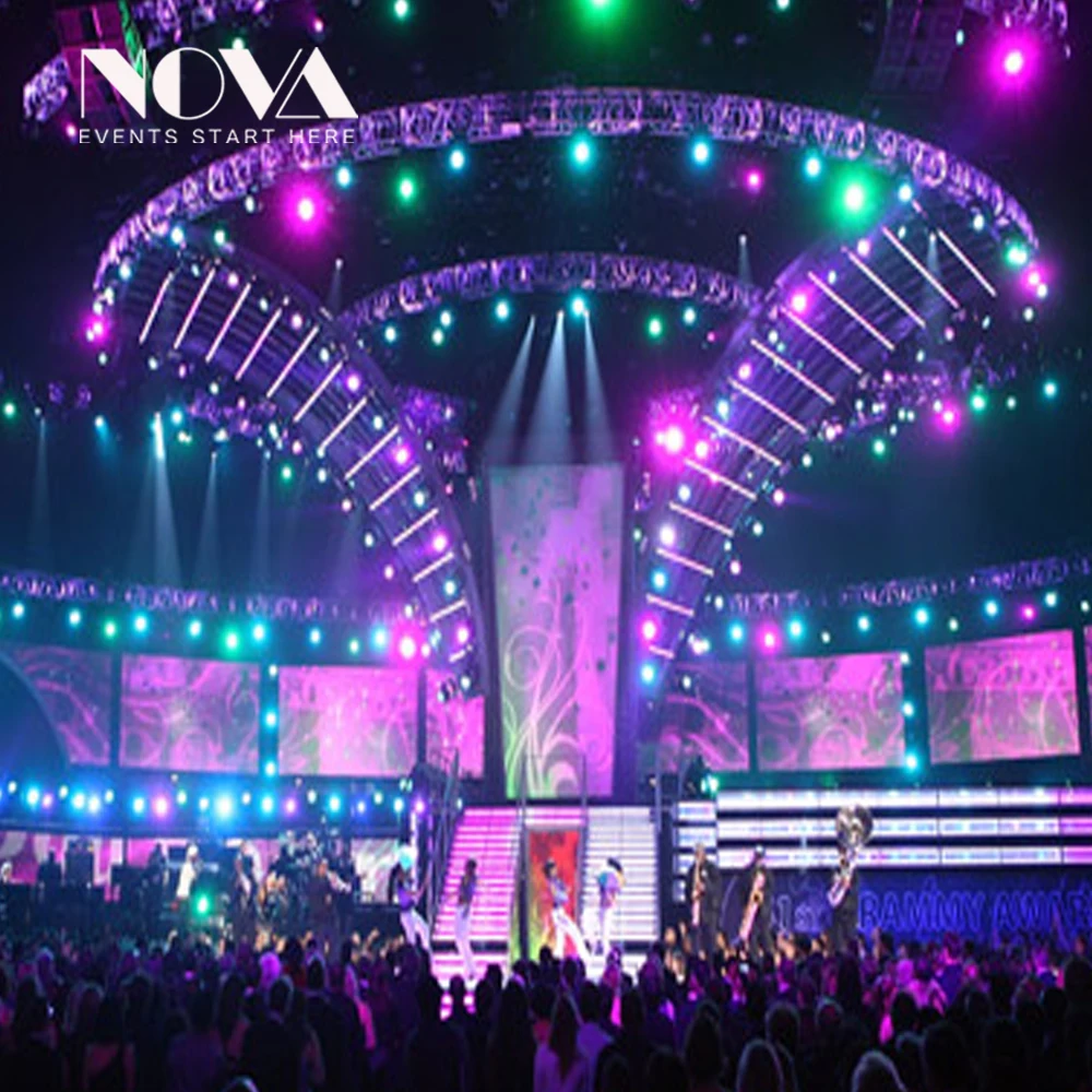 Display For Truss Cover Roof System ,curved truss / tv truss stands