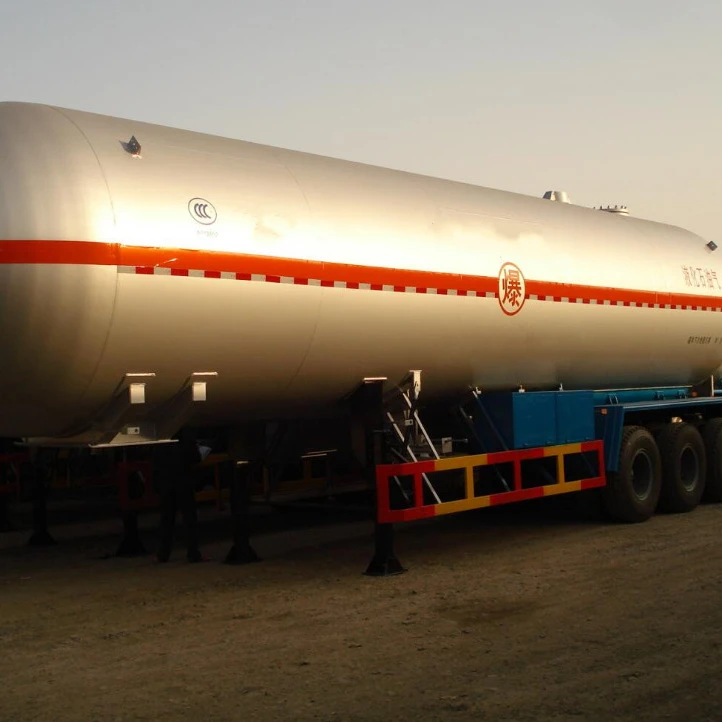 55000 liters propane gas tanker lpg trailer