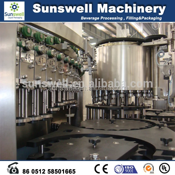 Automatic Liquor / Red Wine / Alcohol / Glass Bottle Filling Line / Bottling Machine