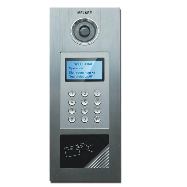 Hot sale China factory swipe card video door phone for building