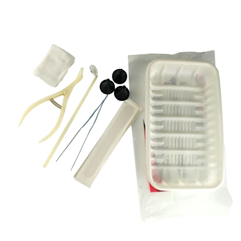 ISO Surgical ENT Examination Set  ear funnel speculum laryngeal mirror