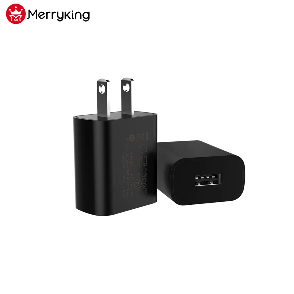 Сетевой адаптер USB 5 в 2,1 А, Сверхбыстрая зарядка для мобильного телефона с тонким настенным адаптером