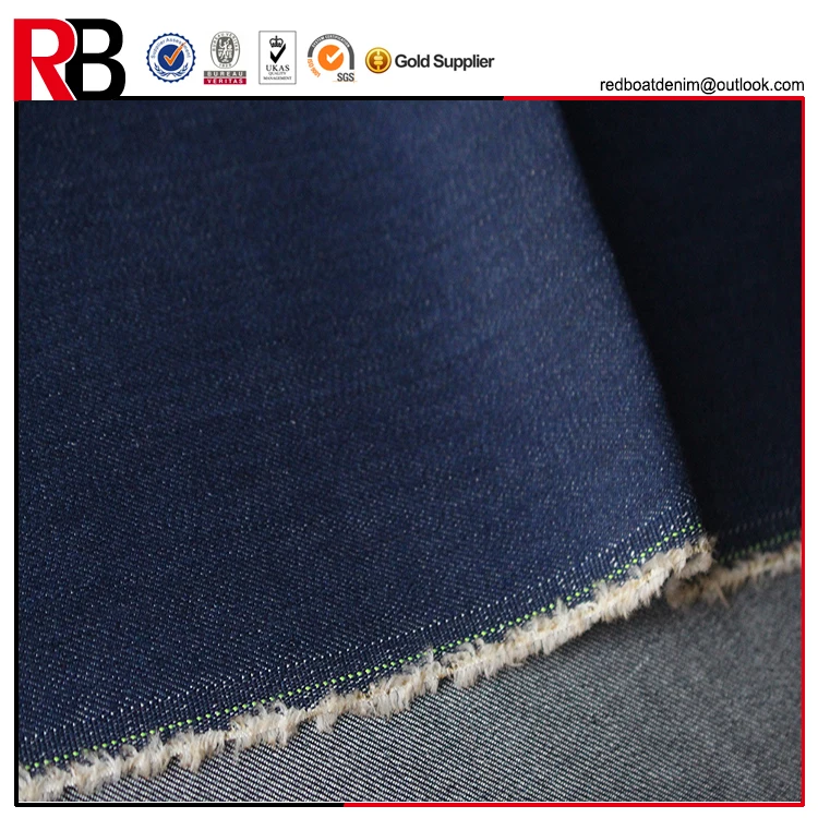 Wholesale bamboo yarn cotton polyester viscose denim fabric