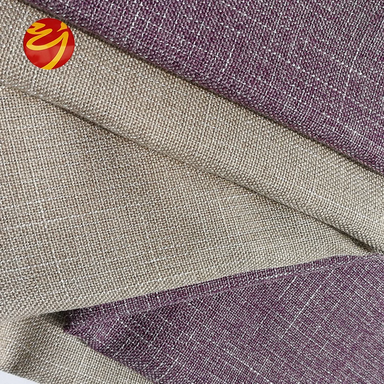 
Wholesale Chinese Cheap 100% Polyester Jute Faux Linen Sofa Fabric For Room Furniture 