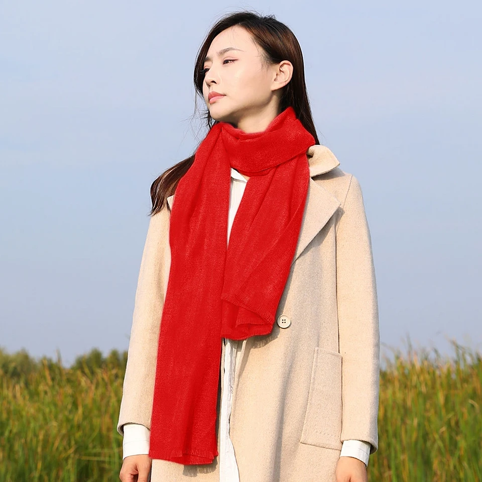 
Original Xiaomi PMA Red Winter Scarf Graphene Heating Scarves 3 Gear Adjustable Fashion USB Interface Women Men Soft Warm Scarf 
