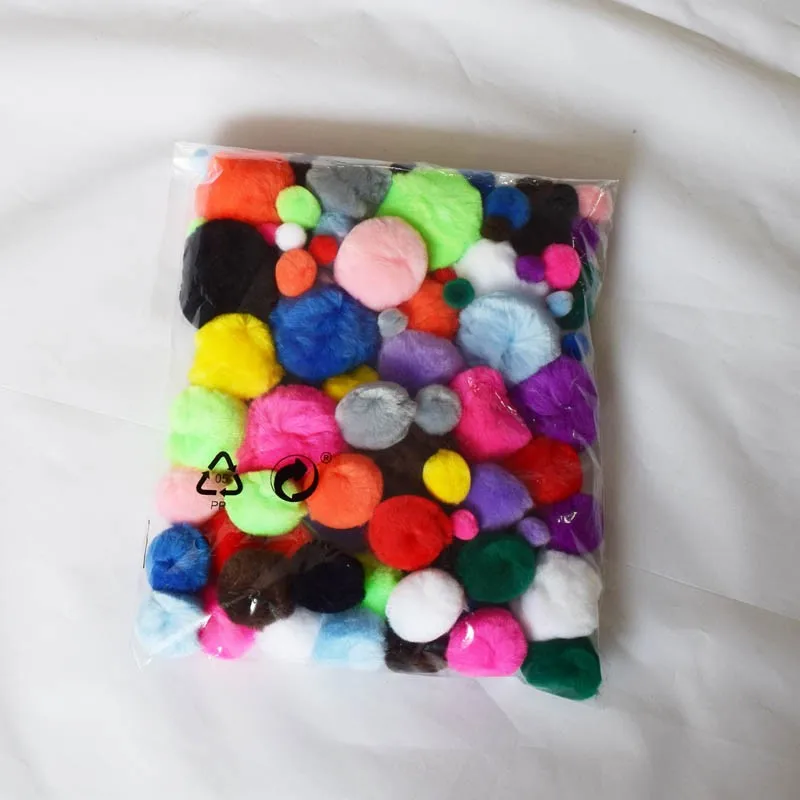 
diy handmade accessories,craft pom pom,colorful pompom  (60214509817)