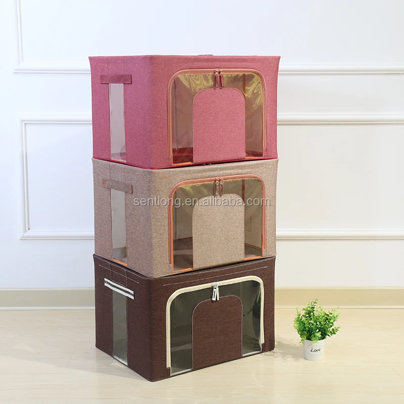 
Beautiful boxes for storage 600D oxford fabric foldable storage box 