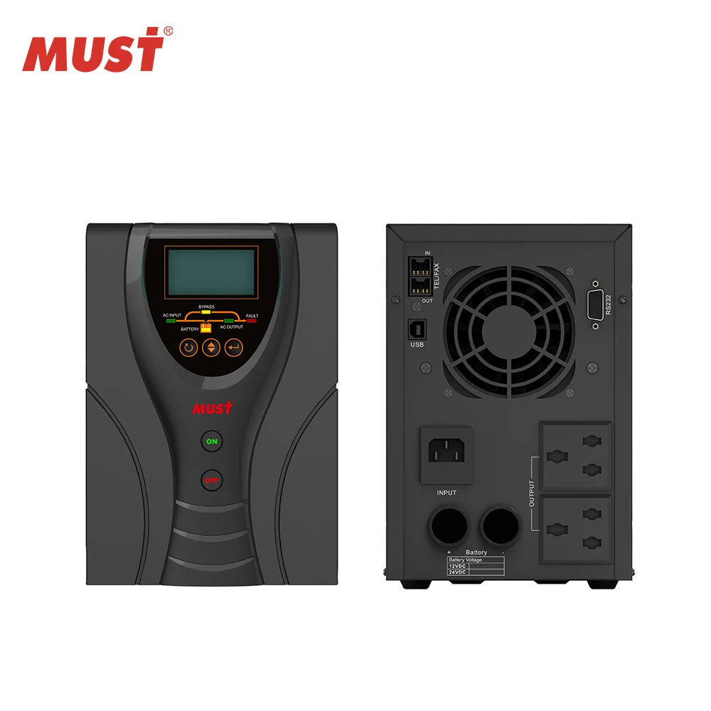 AVR inside Home Backup Inverter 600W 800W Pure Sine Wave DC to AC UPS