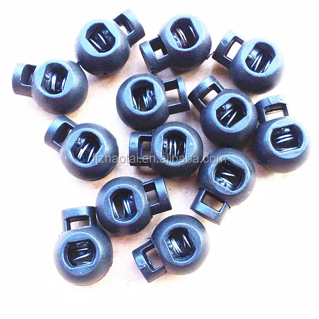 
 Оптовая продажа, высокое качество, модные красочные пластиковые аксессуары для одежды, пластиковый шариковый шнур с замком, декоративный пружинный переключатель  