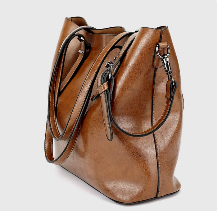 
china factory supplier Ladies genuine leather Handbag women shoulder bag 