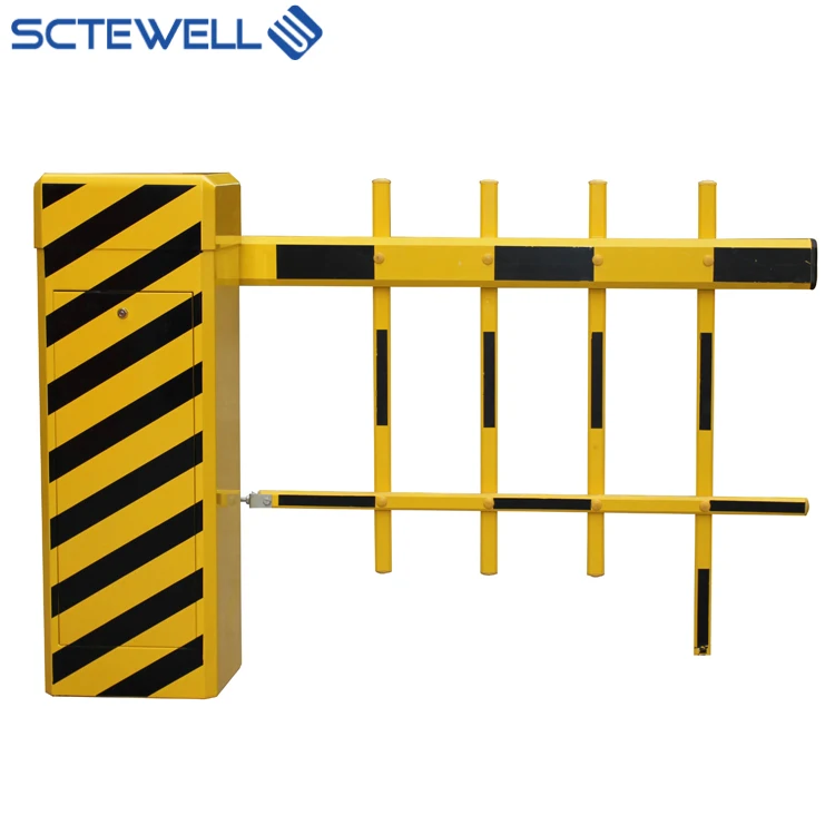 Good price hot sale remote control car fence adversting rfid automatic parking barrier gate