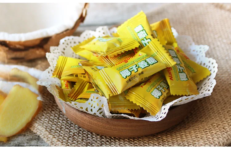 Wholesale fresh ginger coconut sweet confectionery manufacturer in China