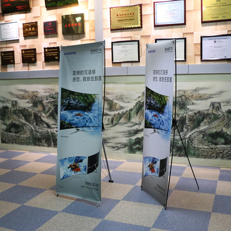 Ex-factory price display stand x banner 60*160 80*180