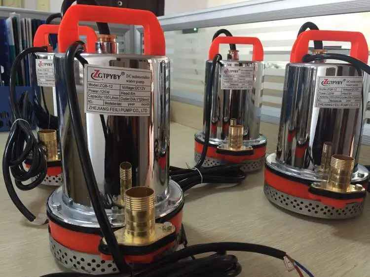 24 volt dc submersible water pump for car wash submersible pump 24v dc water pump