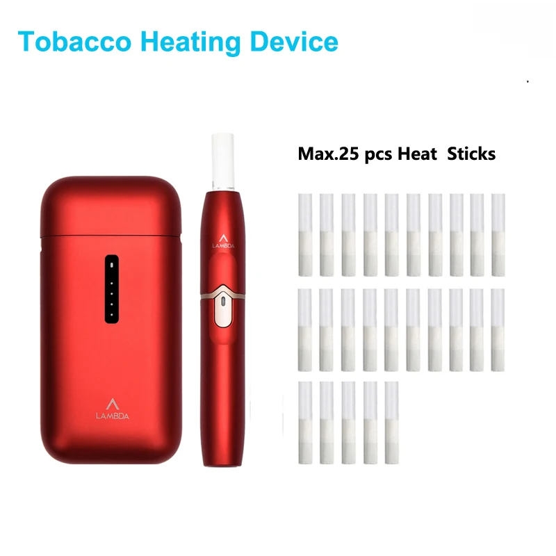 
2020 New Heat No Burn Device LAMBDA A1 Heat Tobacco Not Burn Sticks Heating Dry Herb Electronic Cigarette Original Manufacturer 