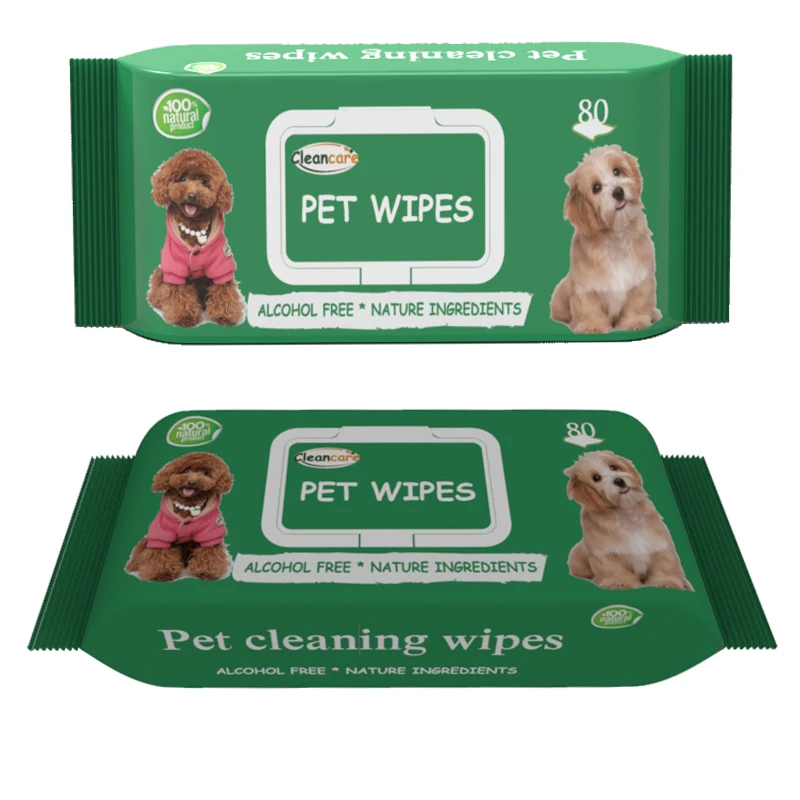 Многофункциональные влажные салфетки для чистки собак и щенков