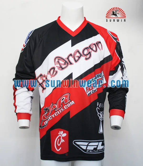 custom motocross jersey/motorcycle racing shirt/sublimation sports jersey wholesales