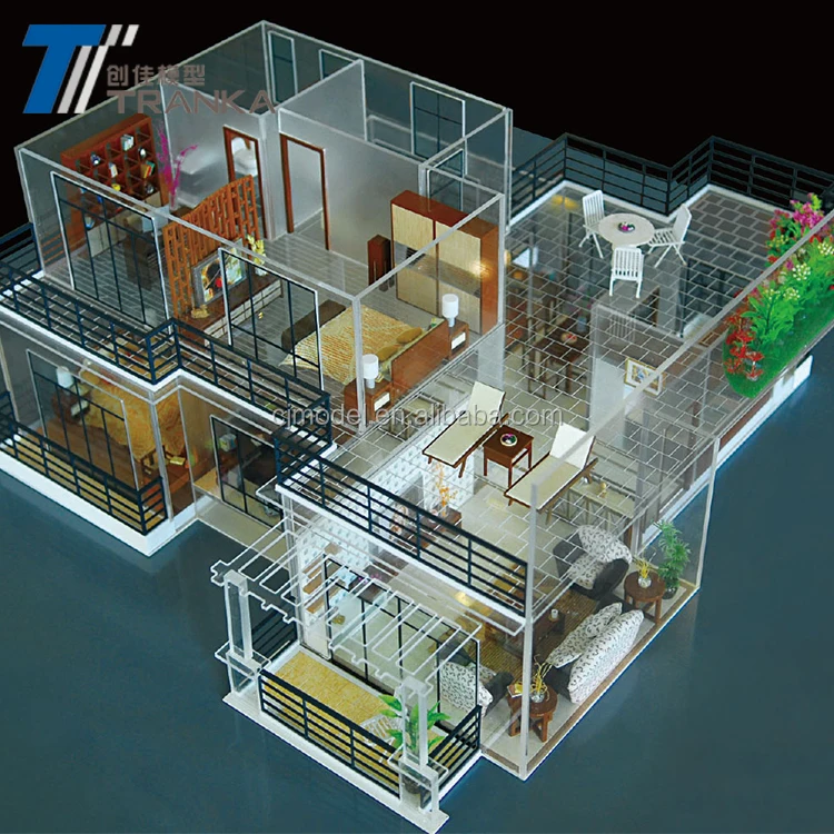 
Beautiful interior architecture model , maquette scale model 