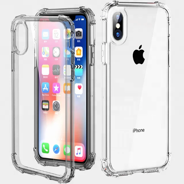 Shockproof back cover for iphone xs crystal clear case for iphone 14 13 12 11 8 x xs xrxs max tpu cover