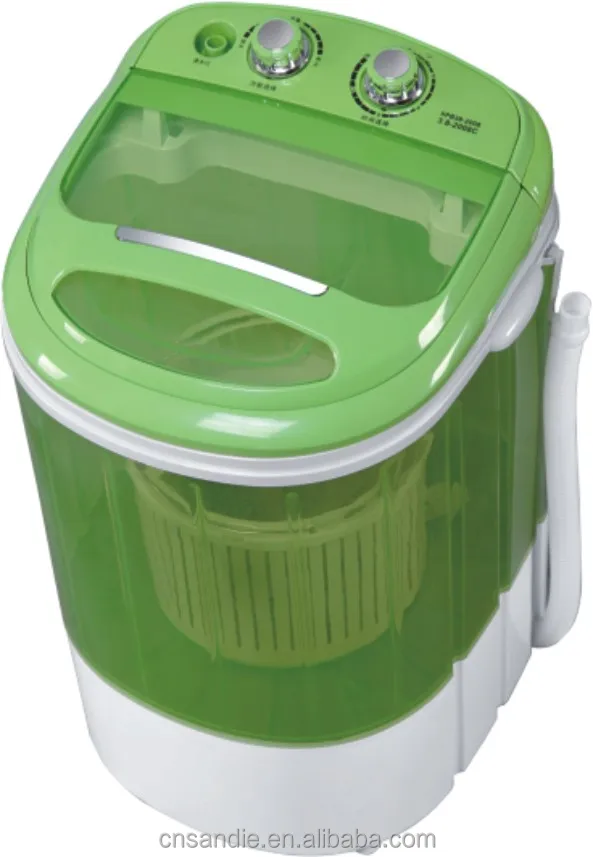 3.0kg single tub semi automatic mini portable washing machine