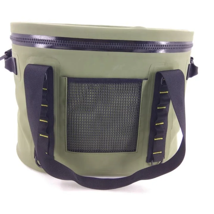 Disposable Cooler Tote Bag Insulated with Divider, Lunch Cooler Bag for Kids and Phone, Cooler Ice Bag for Bottle CANS Thermal