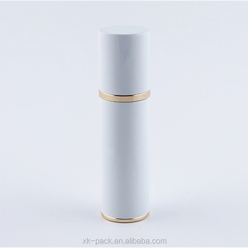 Luxury  metal 15ml 30ml 50ml 80ml 100ml aluminum lotion bottle for skin care
